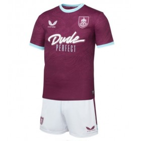 Dětské fotbalový komplet Burnley Domácí košile 2025-26 Krátkým Rukávem